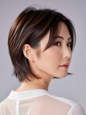 洗練されたショートヘア