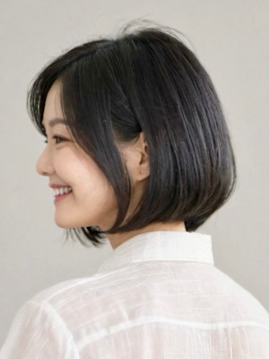 シンプルでエレガントなボブスタイル