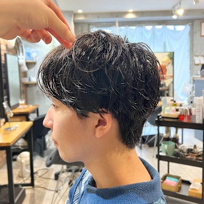 メンズ/ナチュラル/ニュアンスパーマ