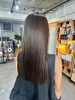 髪質改善×ワンレングスロングスタイル◎