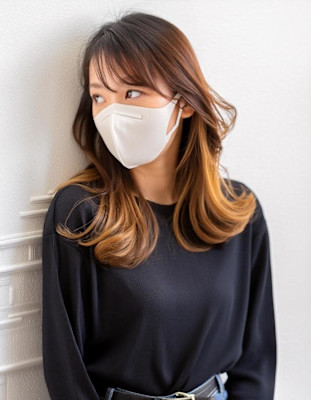 レイヤーロングヘルシースタイル