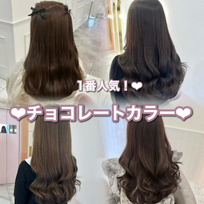 大人気のチョコレートカラー＊rina＊