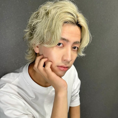 ブロンドベージュ×ウルフ