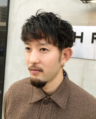 メンズパーマ/メンズカット/眉カット/ナチュラルパーマ