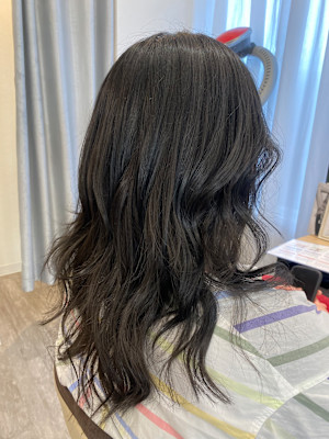 暗めカラー／グレーブルー／深み透明感／ブルーベース透明感増し