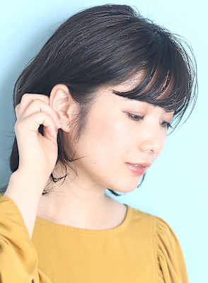 40代50代似合わせ小顔美髪シアーカラーカールショート