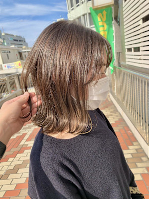 姫カットカールセミディシアーカラー