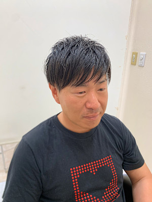 ツーブロ、ナチュラルショート