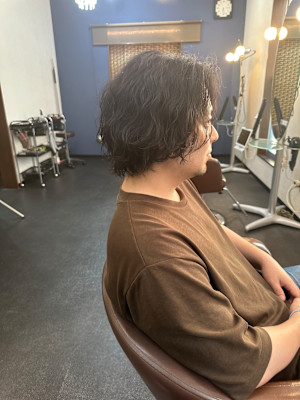 ツイスパ×ミディアムヘア