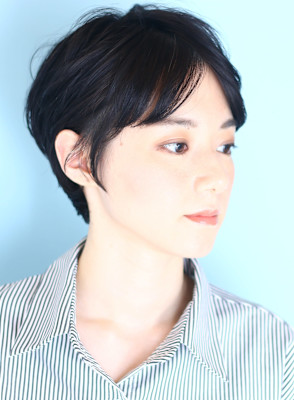 40代50代似合わせ小顔美髪シアーカラーカールショート