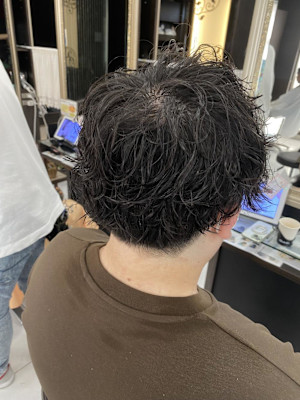 スパイラルパーマ/メンズ/眉カット【錦糸町北口】