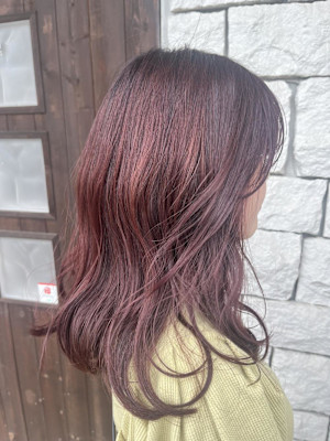 ボルドーピンク