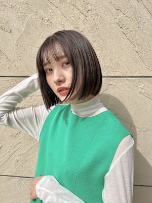 姫カットカールセミディシアーカラー