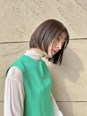 姫カットカールセミディシアーカラー