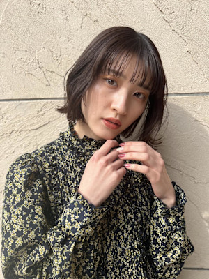 姫カットカールセミディシアーカラー