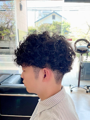 ダークアッシュ/アッシュブラック/カルマパーマ