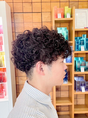 ダークアッシュ/アッシュブラック/カルマパーマ