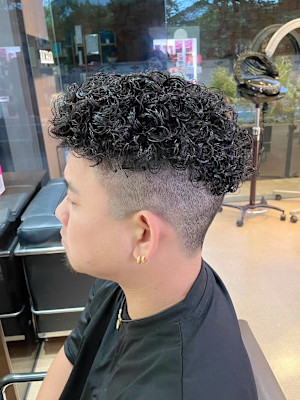 ダークアッシュ/アッシュブラック/カルマパーマ