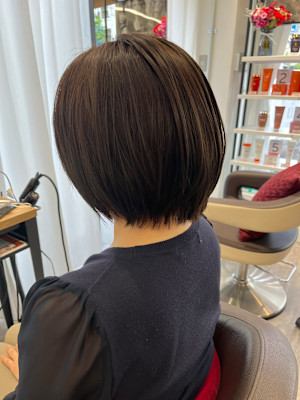 ★丸みフェミニンショートボブ★