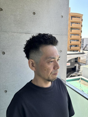 ナチュラルカールアップショート