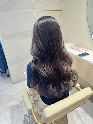 韓国ヘアー/オルチャンヘアー/透明感カラー/担当仙波