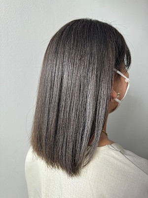 オリーブグレージュ×ロング『銀座／個室』