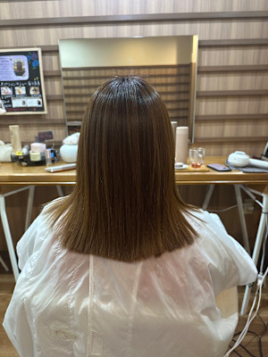 朝時短!!ダメージレス♪サラサラストレート