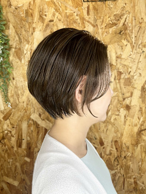 育てる髪質改善カラー/ハンサムショート