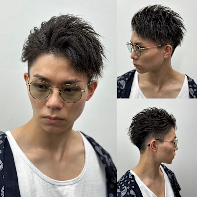 【ヒロ銀座】大人スタイル/ビジネス/ツーブロ/メンズ