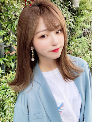 美髪/髪質改善/韓国/切りっぱなしボブ/フェイスレイヤー