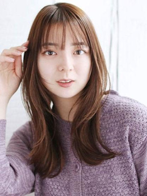 シースルーバングのヨシンモリスタイル