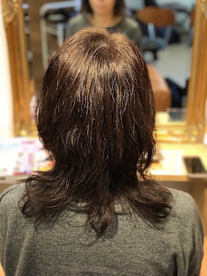 パーマスタイルロングレイヤー