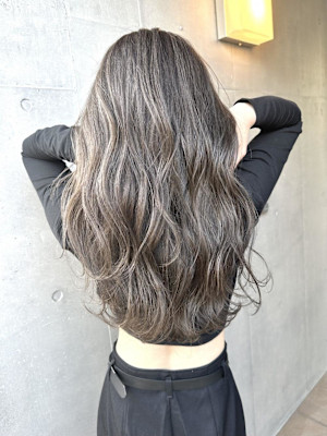 グレーベージュ グレージュ ことりベージュ レイヤーロング