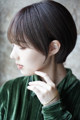 大人可愛いショートボブ丸みショート◎