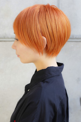 大人ショートボブ丸みショートカットマッシュショート前髪あり