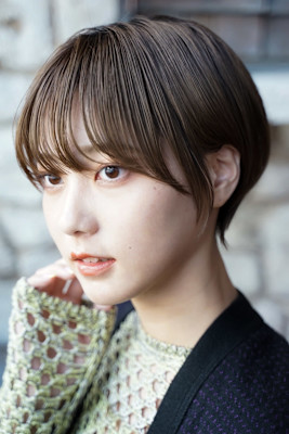 大人可愛いショートボブ丸みショート◎