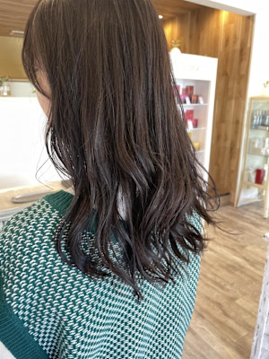 大人可愛い/ナチュラルブラウン/セミロング