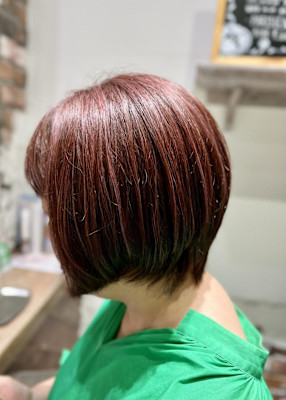 白髪ぼかしハイライト