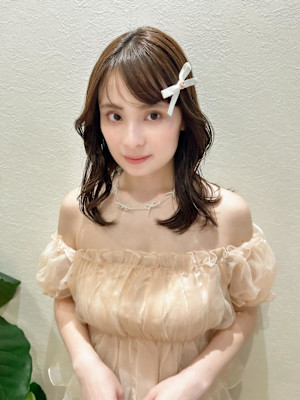 姫カットカールセミディシアーカラー