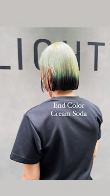 エンドカラークリームソーダ　デザインカラー