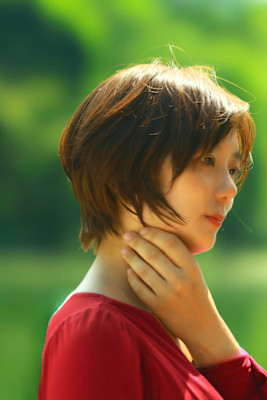 ブリーチなし黒髪からアッシュミルクティー