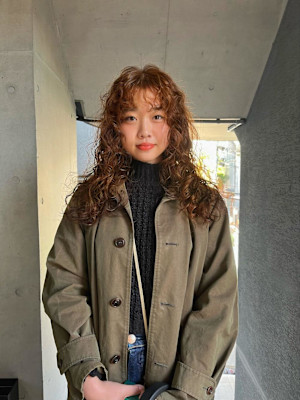 ウルフパーマ　ボブパーマ　ハードパーマ　クルクルパーマ