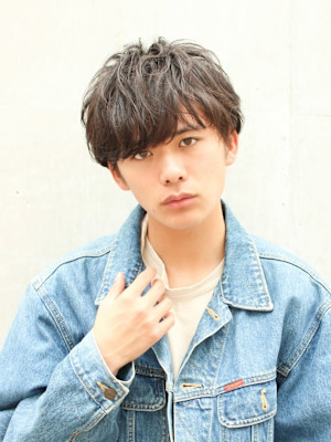 メンズマッシュ/韓国メンズヘア/ナチュラルパーマ