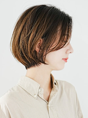 大人丸みショート