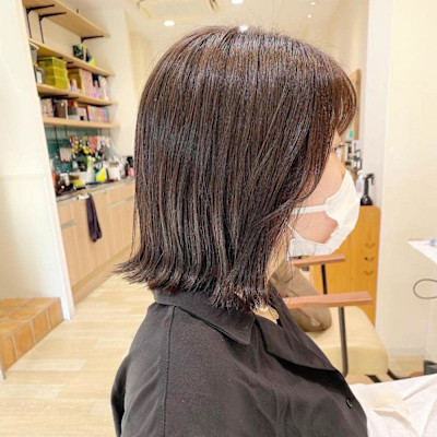 姫カットカールセミディシアーカラー