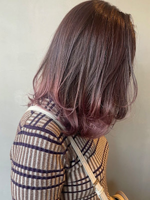 揺れるように動くレイヤーミディアム×ピンクグラデーション＊