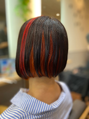 オレンジアンブレラカラー