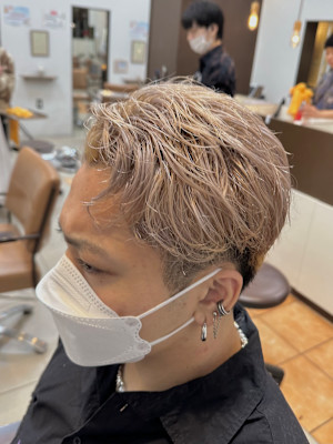 ハイトーンアップバング