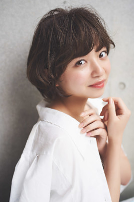 40代ショートボブ/上野/上野駅