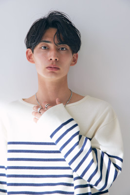 メンズかき上げヘア【東京駅/丸の内】